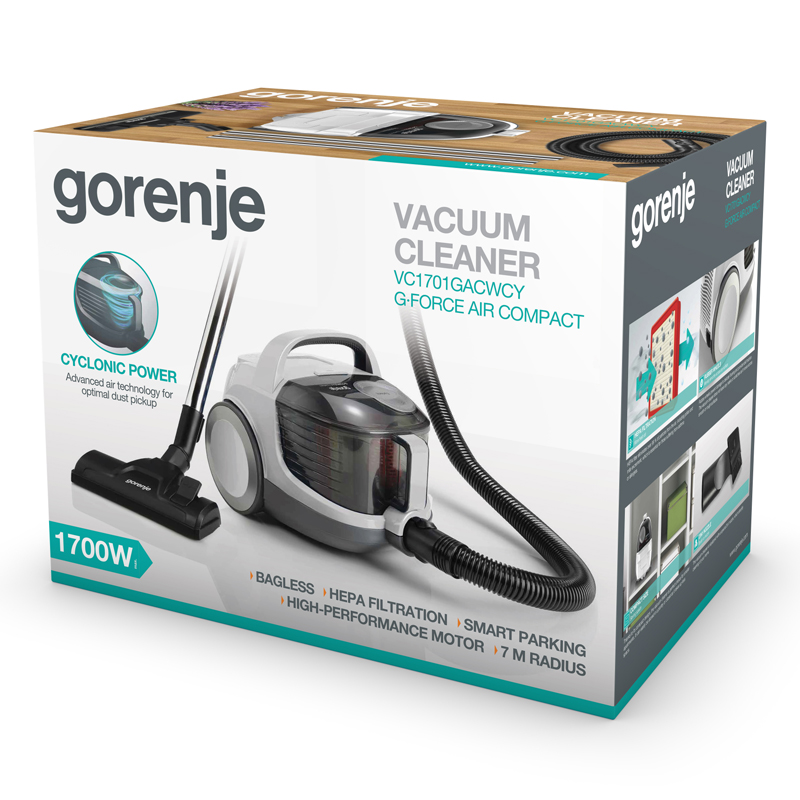 Gorenje Usisivači sa posudom GORENJE Usisivač VC 1701 GACWCY prodaja